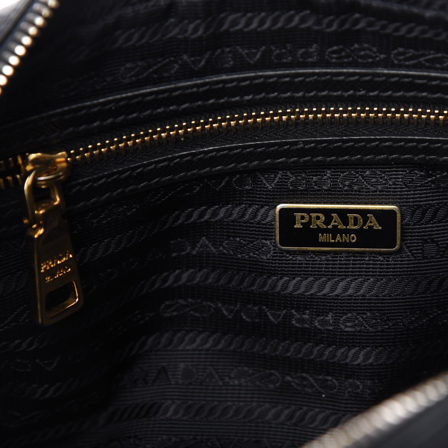Prada Saffiano Lux Camera Case Crossbody Bag Black 8 of 10