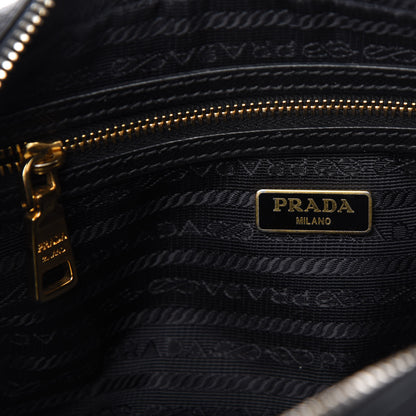 Prada Saffiano Lux Camera Case Crossbody Bag Black 8 of 10