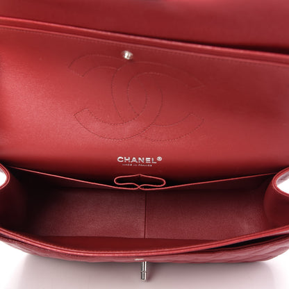 Chanel Caviar Quilted Jumbo Double Flap Red 5 of 11