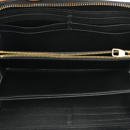 Louis Vuitton Empreinte Zippy Wallet Black 8 of 9