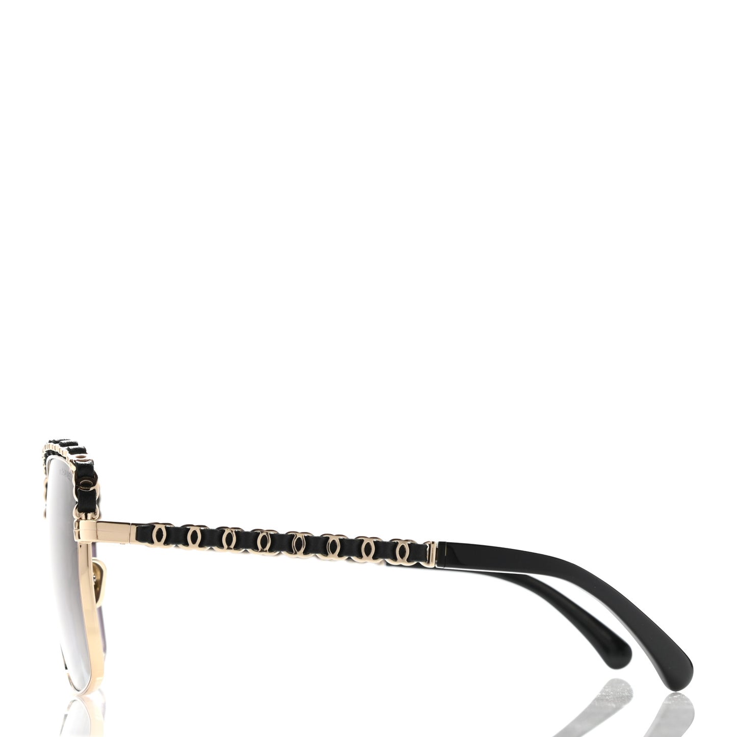 Metal Square Chain Sunglasses 71369 Grey
