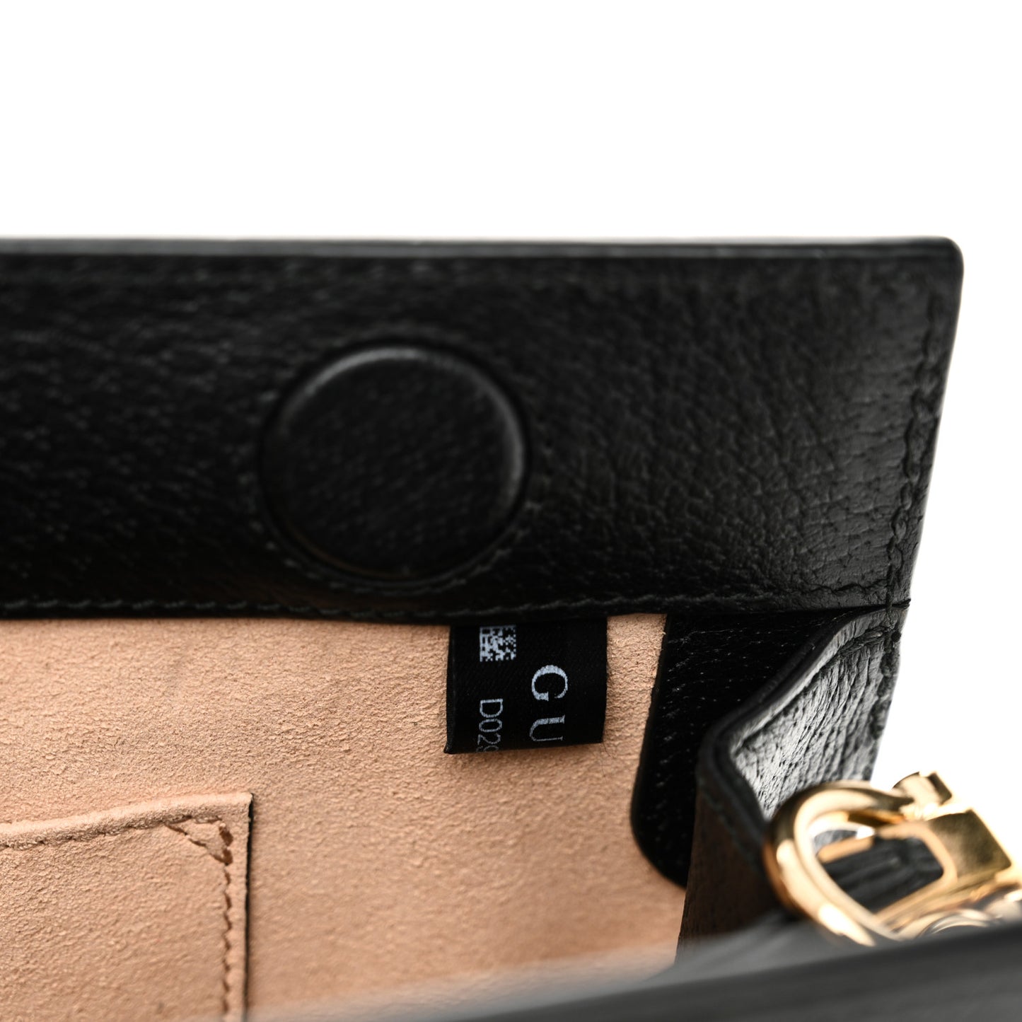 Calfskin GG Web Small Ophidia Chain Shoulder Bag Black