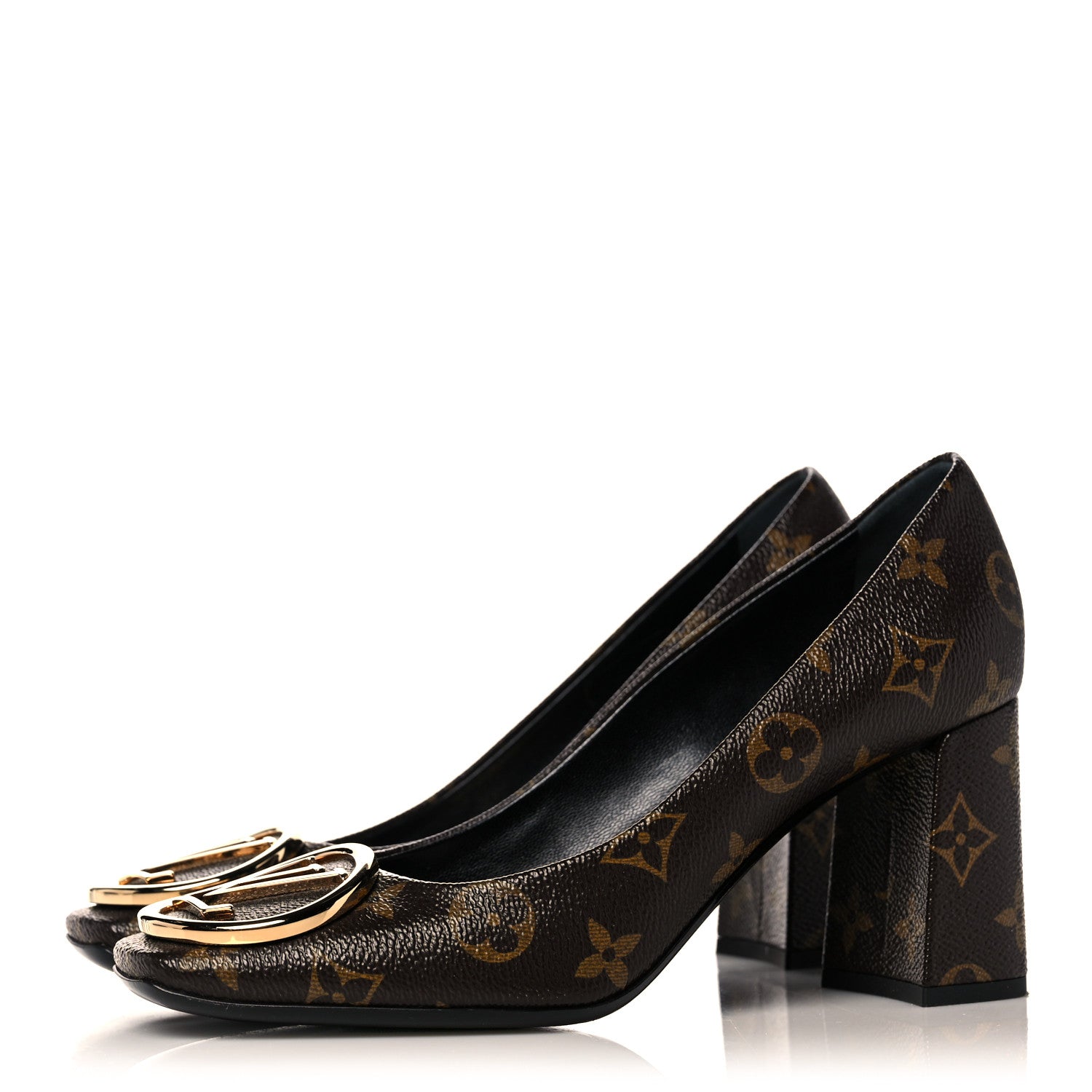 Louis Vuitton Monogram Madeleine Pumps 37.5 3 of 9