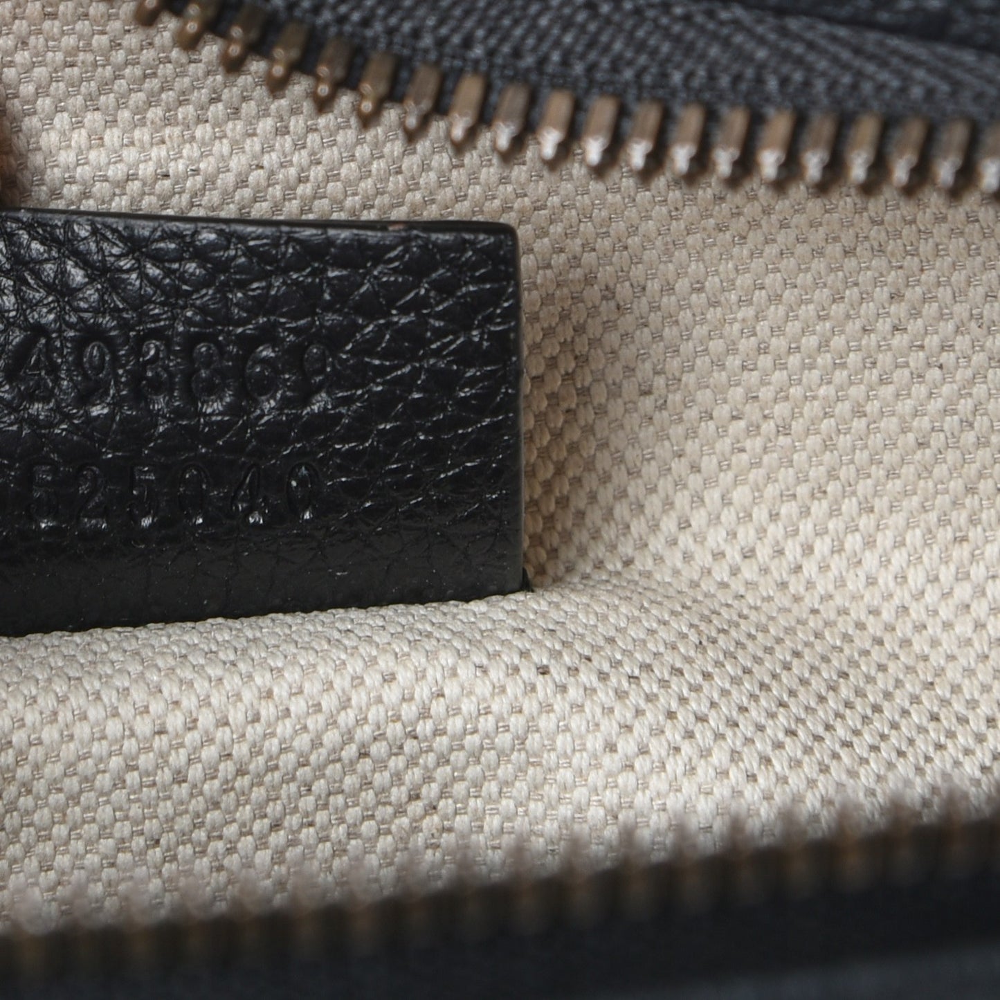 Grained Calfskin Logo Belt Bag Black