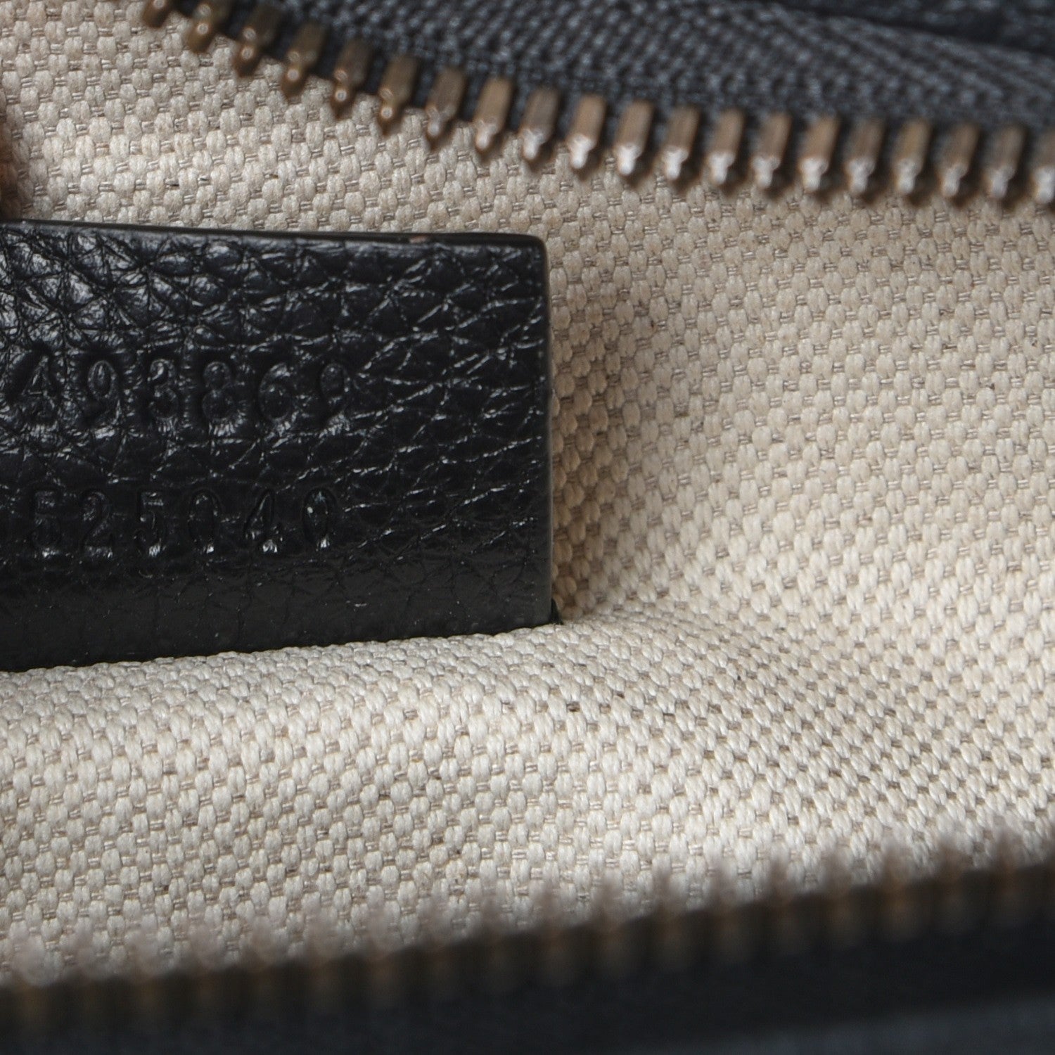 Gucci Grained Calfskin Logo Belt Bag Black 7 of 7