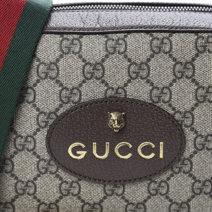 Gucci GG Supreme Monogram Web Neo Vintage Shoulder Bag Beige New Acero Crop 10 of 11