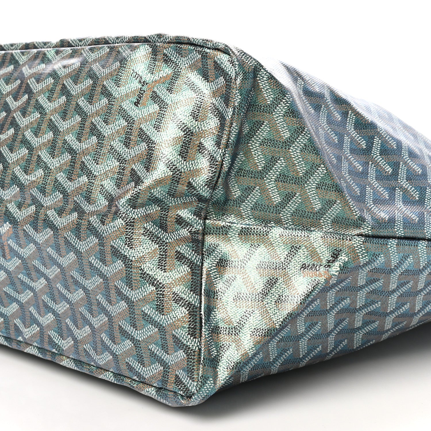 Goyard Iridescent Goyardine Saint Louis GM Pearly Green 11 of 11