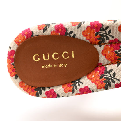 Gucci Raffia Malaga Kid Interlocking G Mabel Sandals 39.5 Natural 6 of 9
