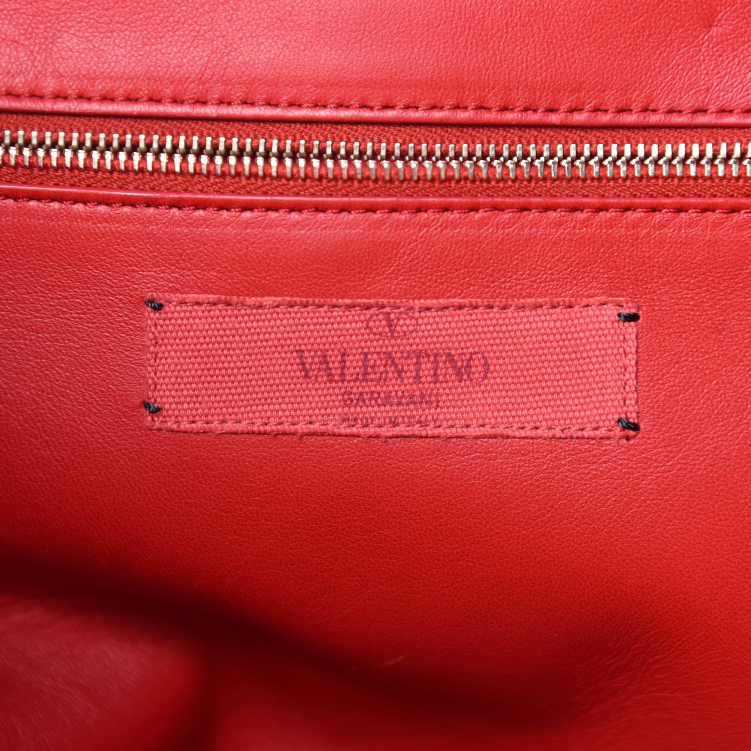 Valentino Garavani Vitello Rockstud Shoulder Bag Rosso Valentino 11 of 13