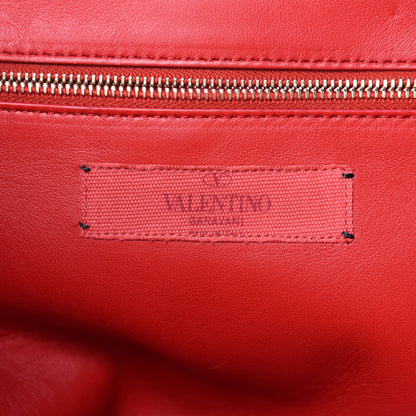 Valentino Garavani Vitello Rockstud Shoulder Bag Rosso Valentino 11 of 13