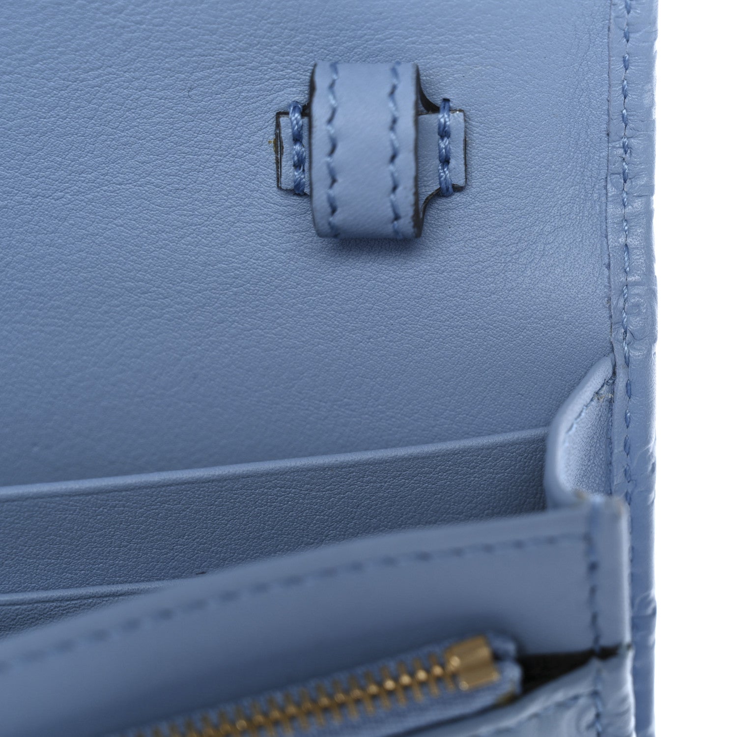 Gucci Microguccissima Crossbody Wallet Mineral Blue 10 of 10
