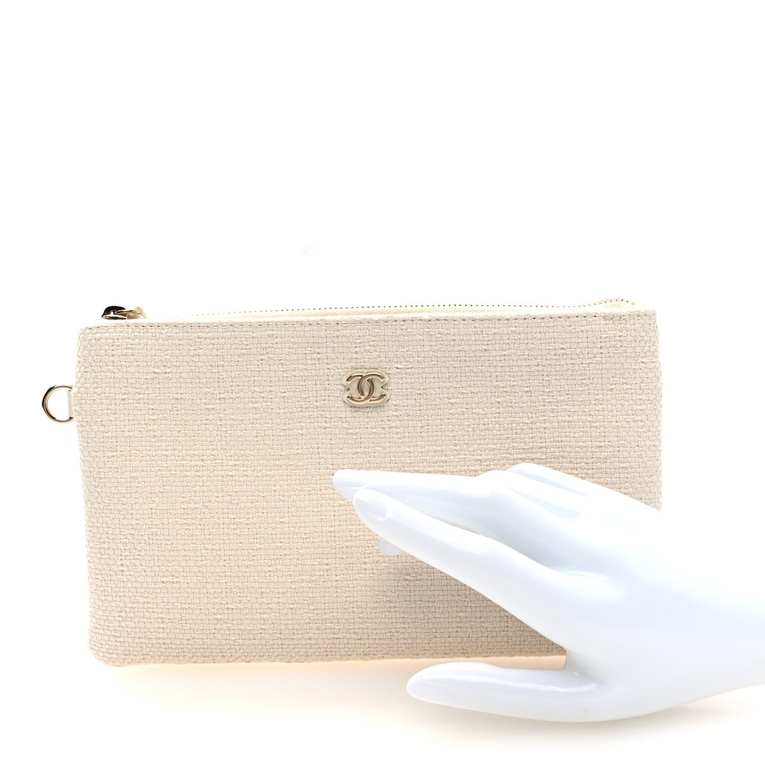 Chanel Mixed Fibers Chanel 22 Removable Pouch White 2 of 5