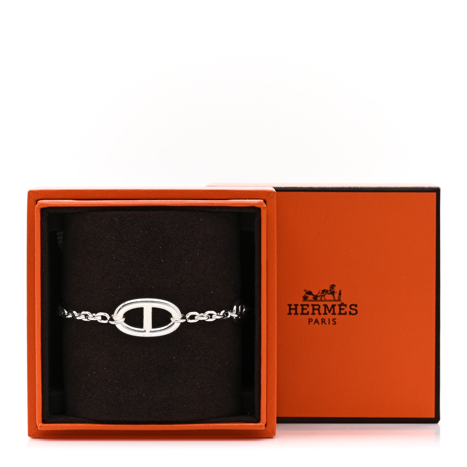 Hermes Sterling Silver Farandole Bracelet ST 4 of 4