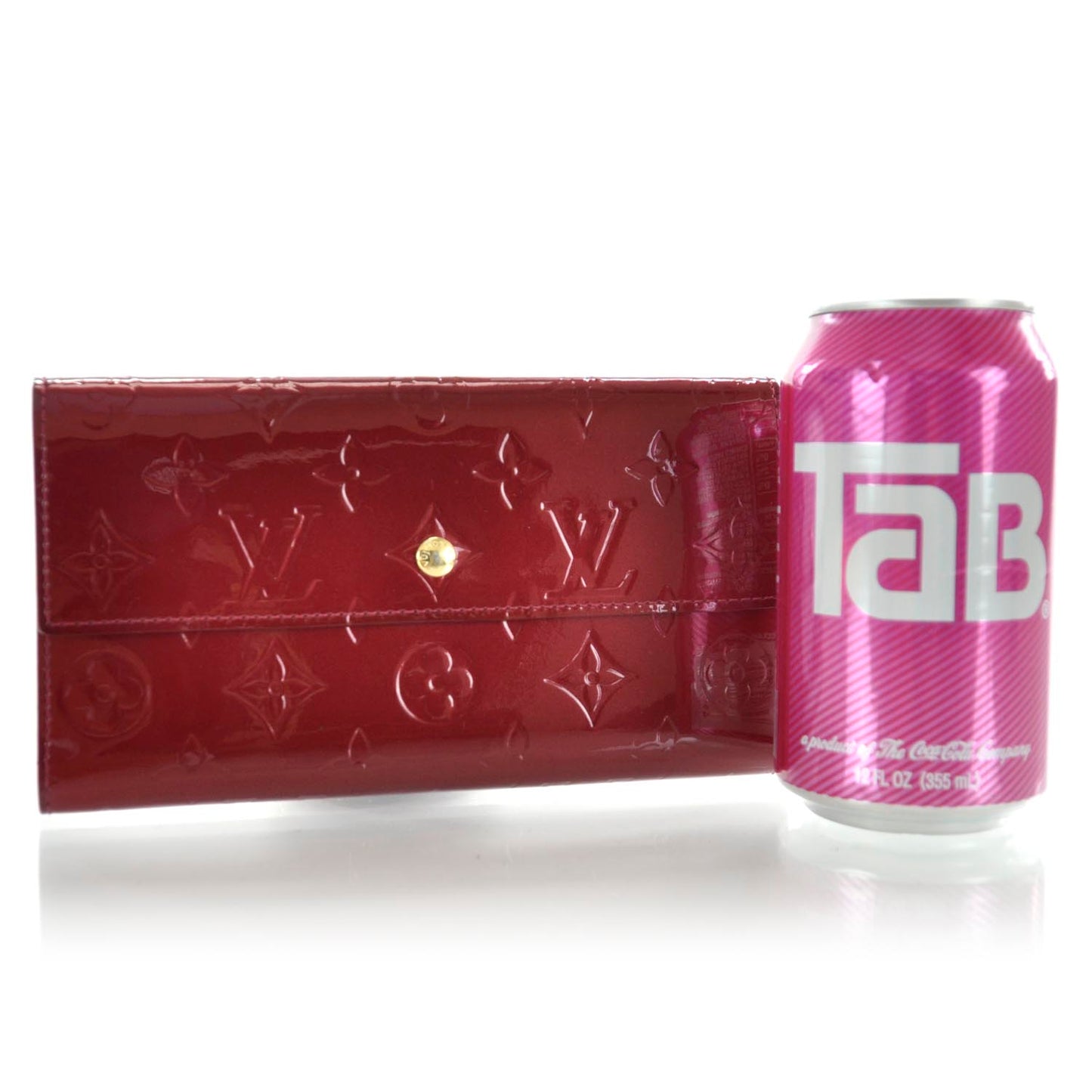 Vernis Porte Tresor International Wallet Pomme D'Amour