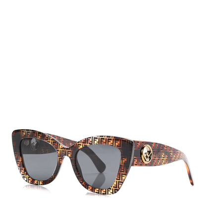 Fendi Acetate F is Fendi FF Cat Eye Sunglasses FF 0360/G/S Havana 1 of 7