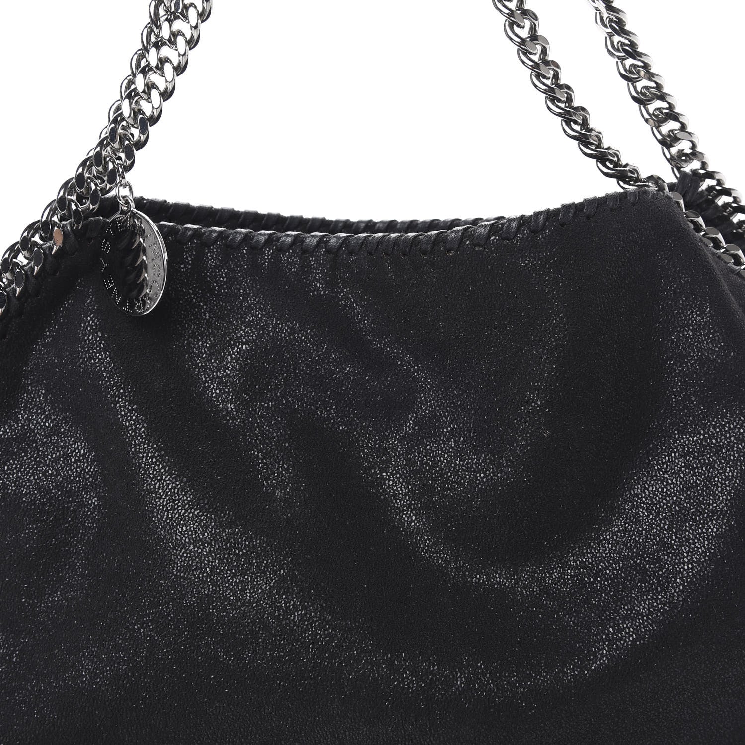 Stella McCartney Shaggy Deer Small Falabella Tote Black 7 of 10