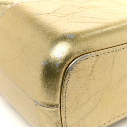 Chanel Metallic Lambskin Calfskin Quilted Medium Gabrielle Hobo Gold 13 of 20