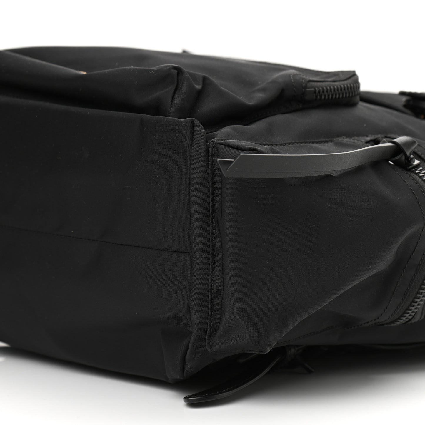 Technical Nylon Large Rucksack Backpack Black