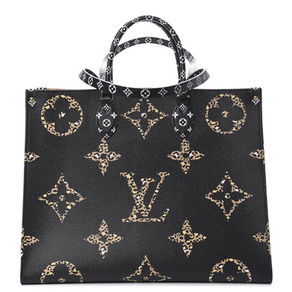 Louis Vuitton Monogram Giant Jungle Onthego GM Black 1 of 10