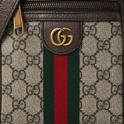 Gucci GG Supreme Monogram Web Mini Ophidia Messenger Brown 8 of 11