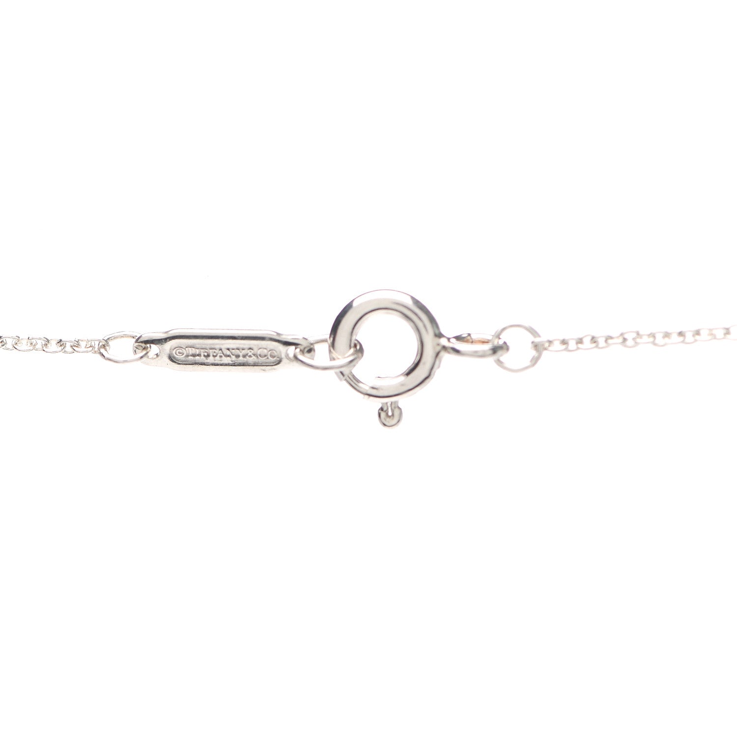 Tiffany Sterling Silver Notes Round Pendant Necklace 5 of 5