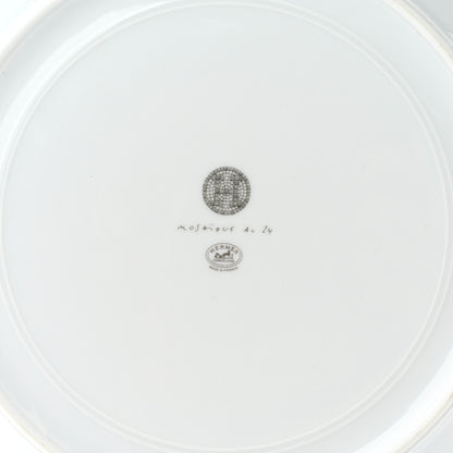 Hermes Porcelain Mosaique Au 24 Presentation Plate 6 of 7