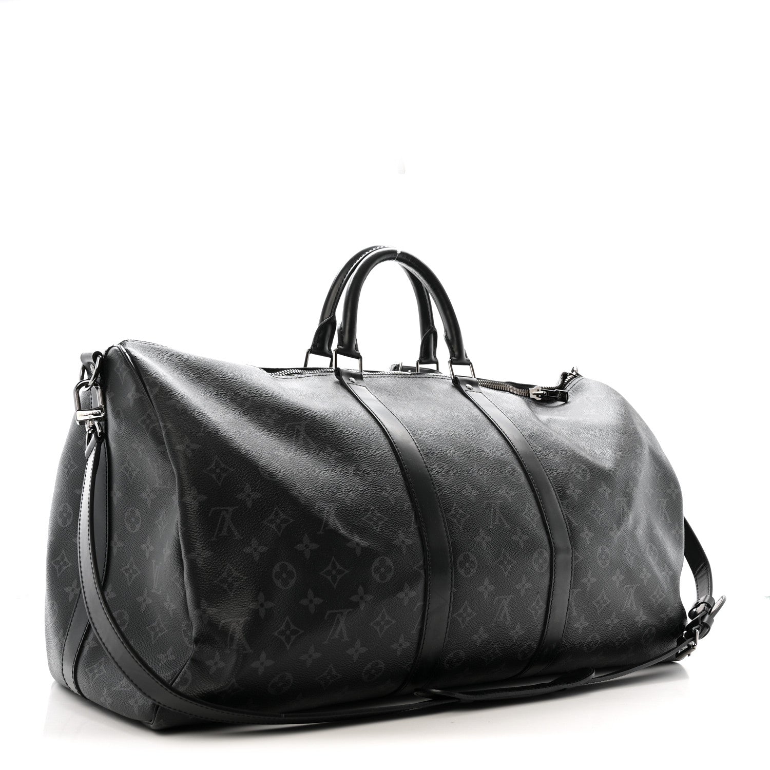 Louis Vuitton Monogram Eclipse Keepall Bandouliere 55 4 of 26