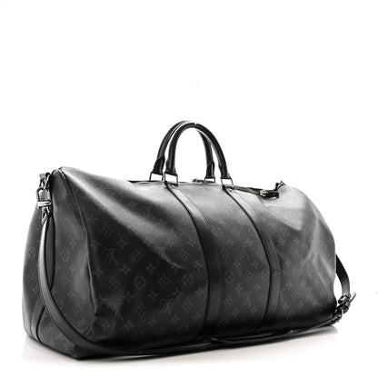 Louis Vuitton Monogram Eclipse Keepall Bandouliere 55 4 of 26