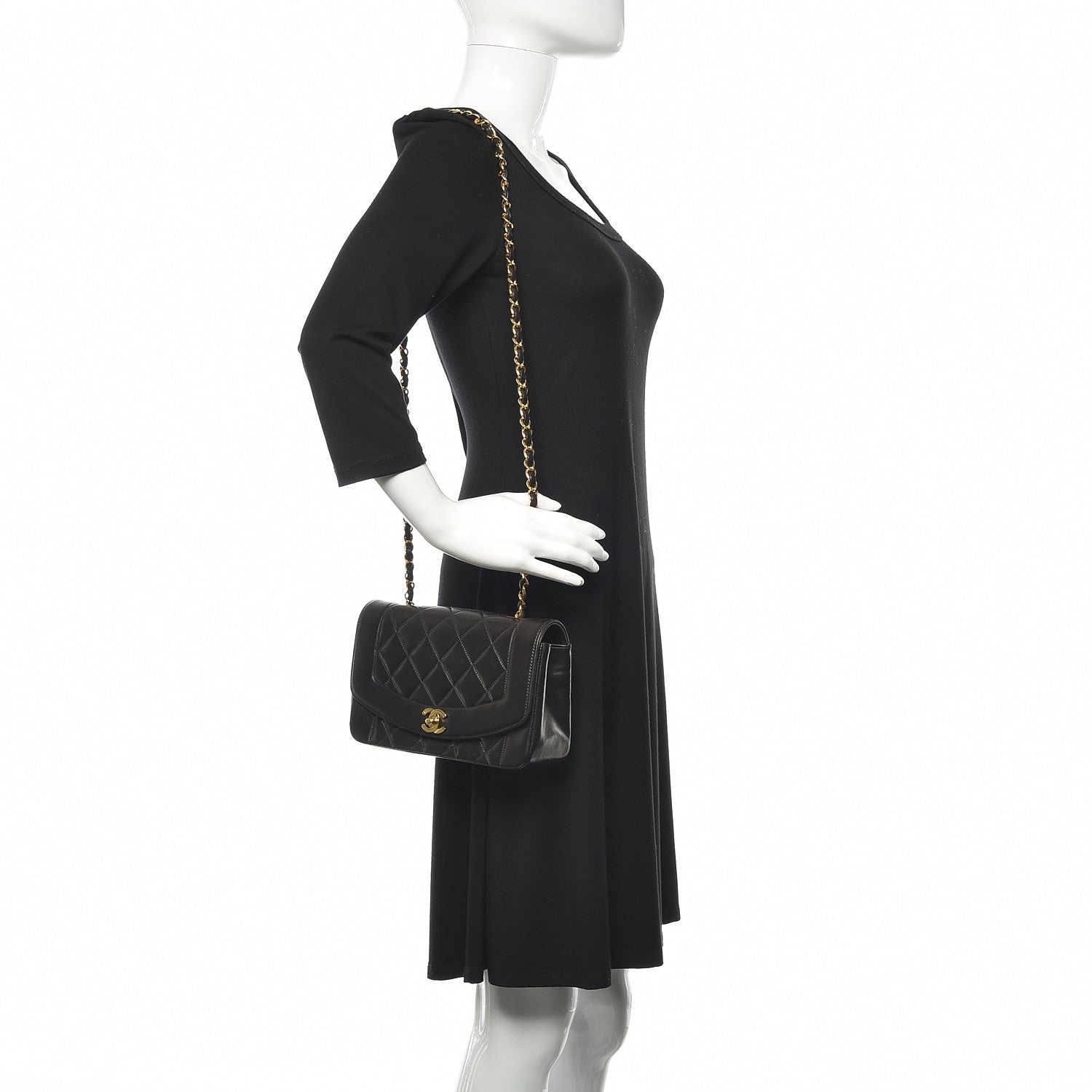 Chanel Lambskin Quilted Small Single Flap Brown 2 of 18