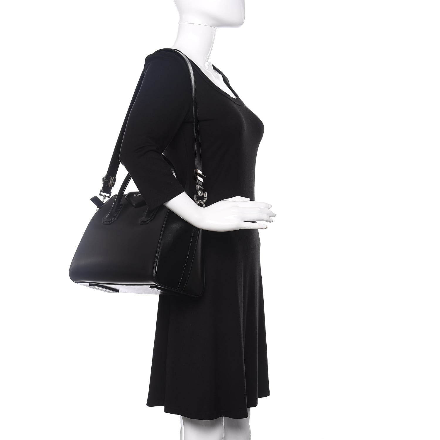 Givenchy Shiny Lord Calfskin Small Antigona Black 2 of 11
