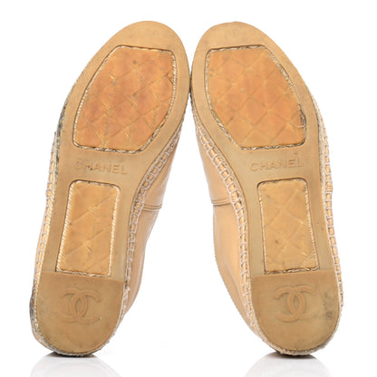Chanel Lambskin Quilted CC Mules Sandals 39 Brown 13 of 15