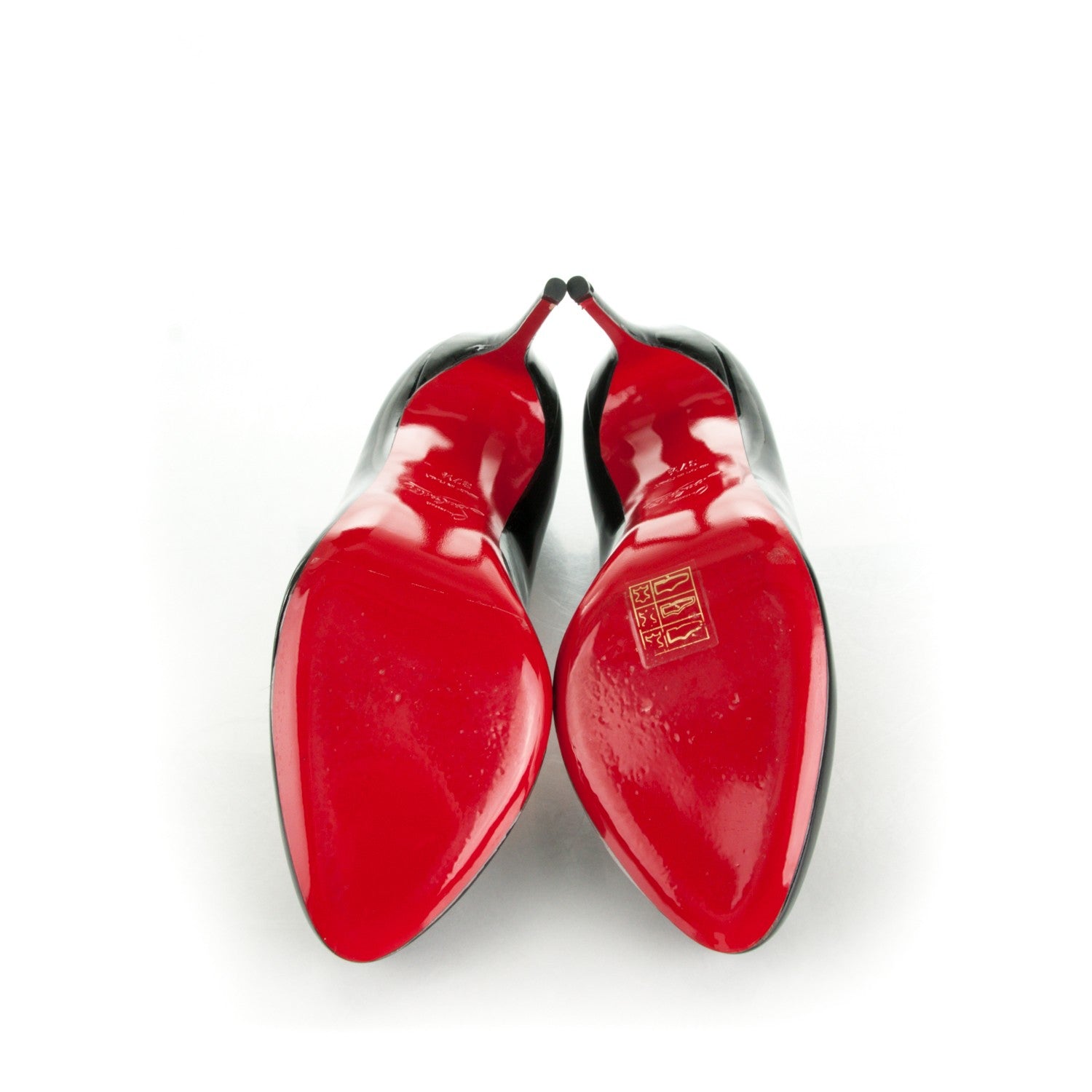 Christian Louboutin Patent Dorissima 100 Pumps 37.5 Black 5 of 7