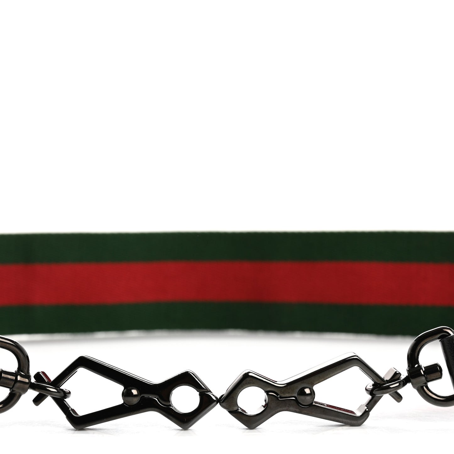 Canvas Web Shoulder Strap Green Red