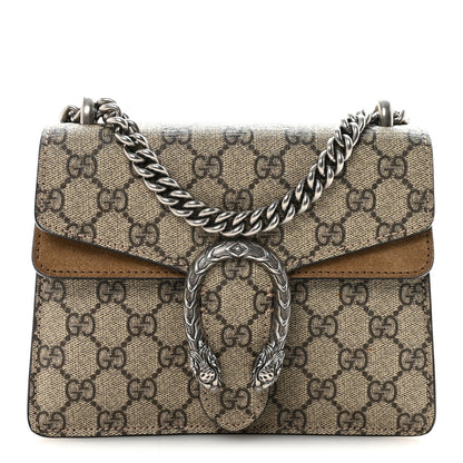 Gucci GG Supreme Monogram Mini Dionysus Shoulder Bag Taupe 1 of 11