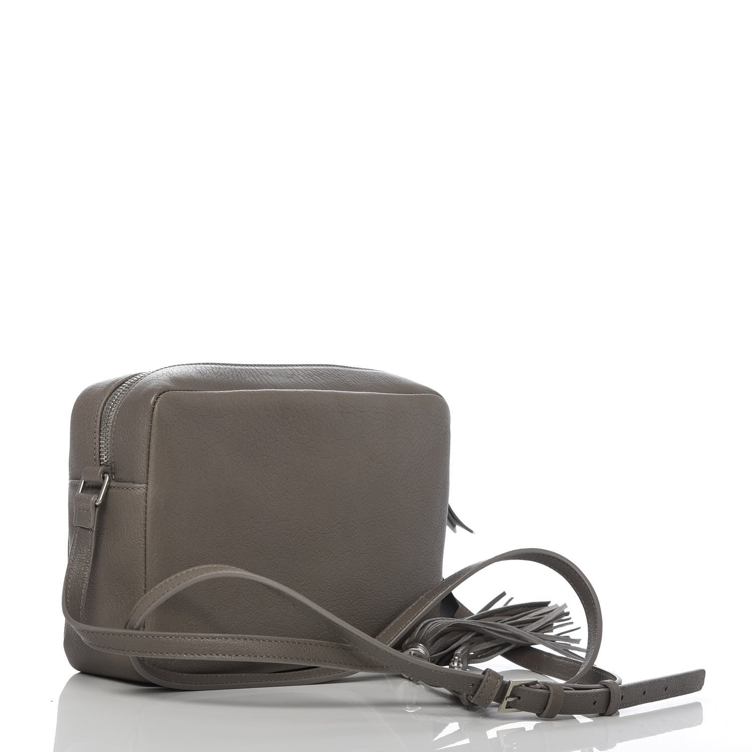 Saint Laurent Lambskin Monogram Small Lou Camera Bag Fog 3 of 10