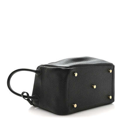 Hermes Taurillon Clemence Lindy 26 Black 4 of 11