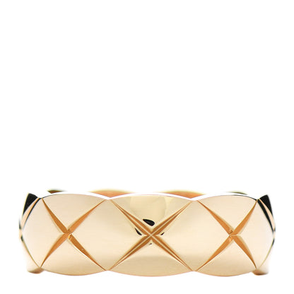 Chanel 18K Yellow Gold Small Coco Crush Ring 53 6.25 1 of 5