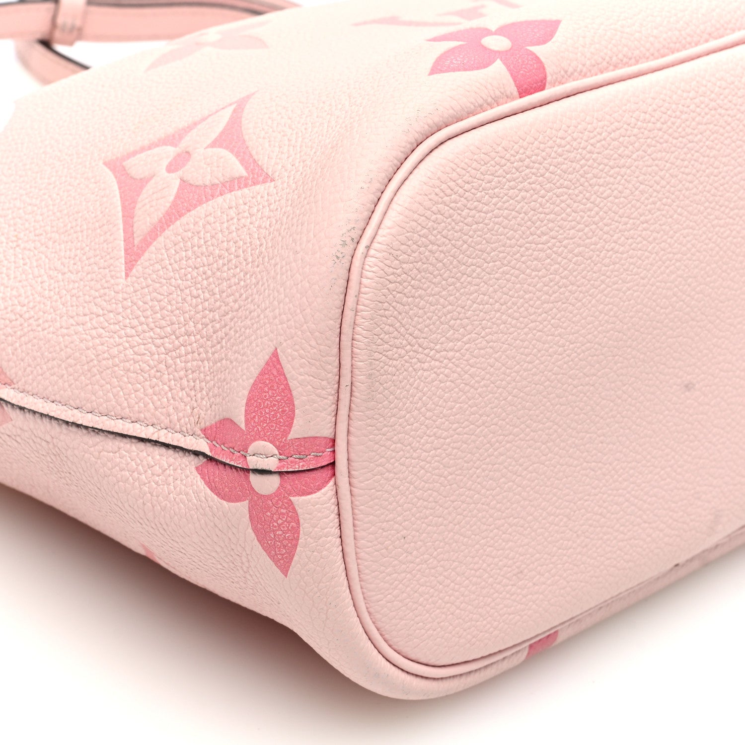 Louis Vuitton Empreinte Monogram Giant By The Pool Marshmallow Hobo PM Bouton De Rose 7 of 10