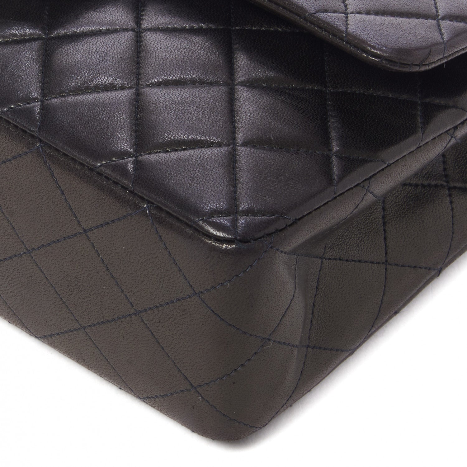 Chanel Lambskin Quilted Medium Double Flap Brown 5 of 10