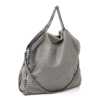 Stella McCartney Shaggy Deer Falabella Fold Over Tote Grey 2 of 9