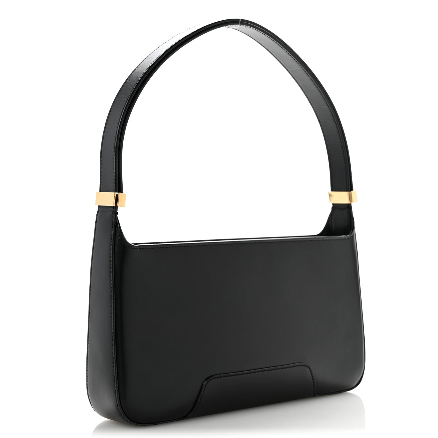 Smooth Calfskin TB Shoulder Bag Black