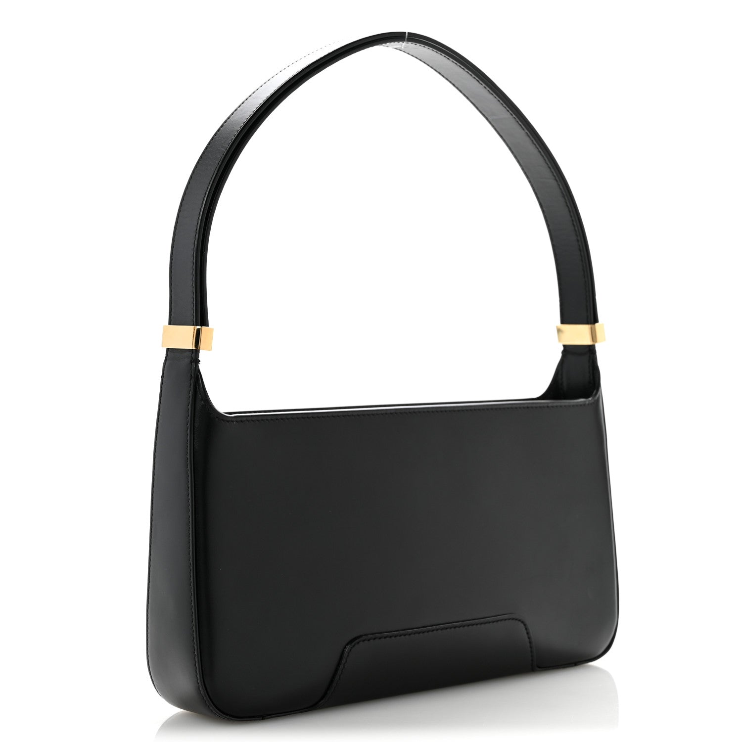 Burberry Smooth Calfskin TB Shoulder Bag Black 2 of 11