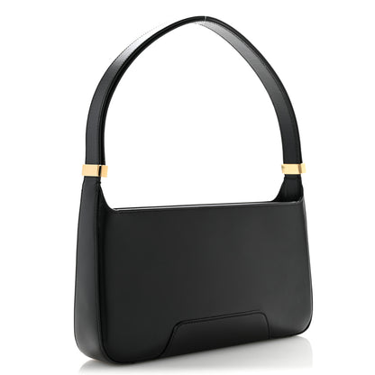 Burberry Smooth Calfskin TB Shoulder Bag Black 2 of 11
