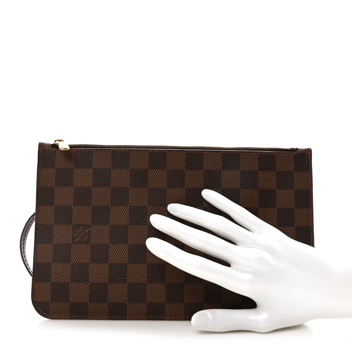 Louis Vuitton Damier Ebene Neverfull MM GM Pochette 2 of 10