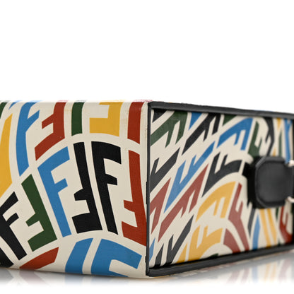 Fendi X SARAH COLEMAN Vitello Grace Light FF Vertigo Box Bag White Ice Multicolor 10 of 12