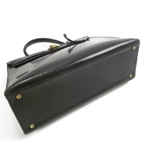 Hermes Box Leather Kelly 35 Black 4 of 10