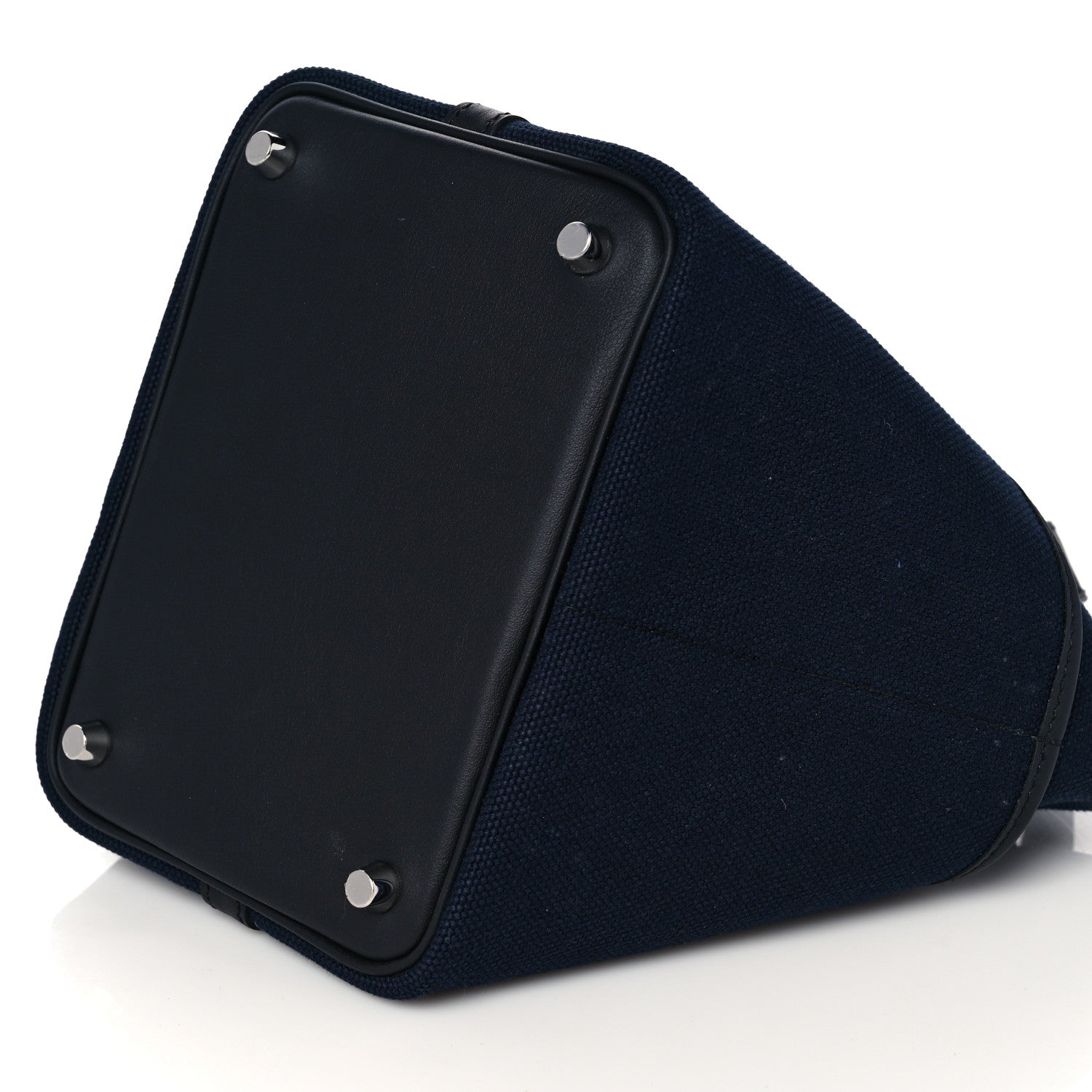 Hermes Toile Goeland Swift Cargo Picotin Lock 18 Bleu Marine 9 of 12