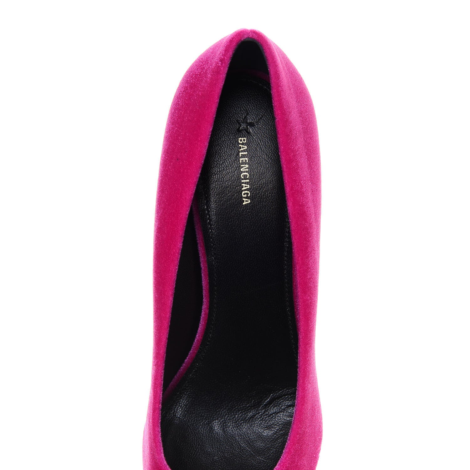 Balenciaga Velvet De Soie Pumps 38.5 Rose Fuchsia 8 of 10