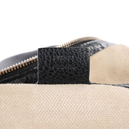 Gucci Pebbled Calfskin Medium Soho Chain Hobo Black 19 of 59