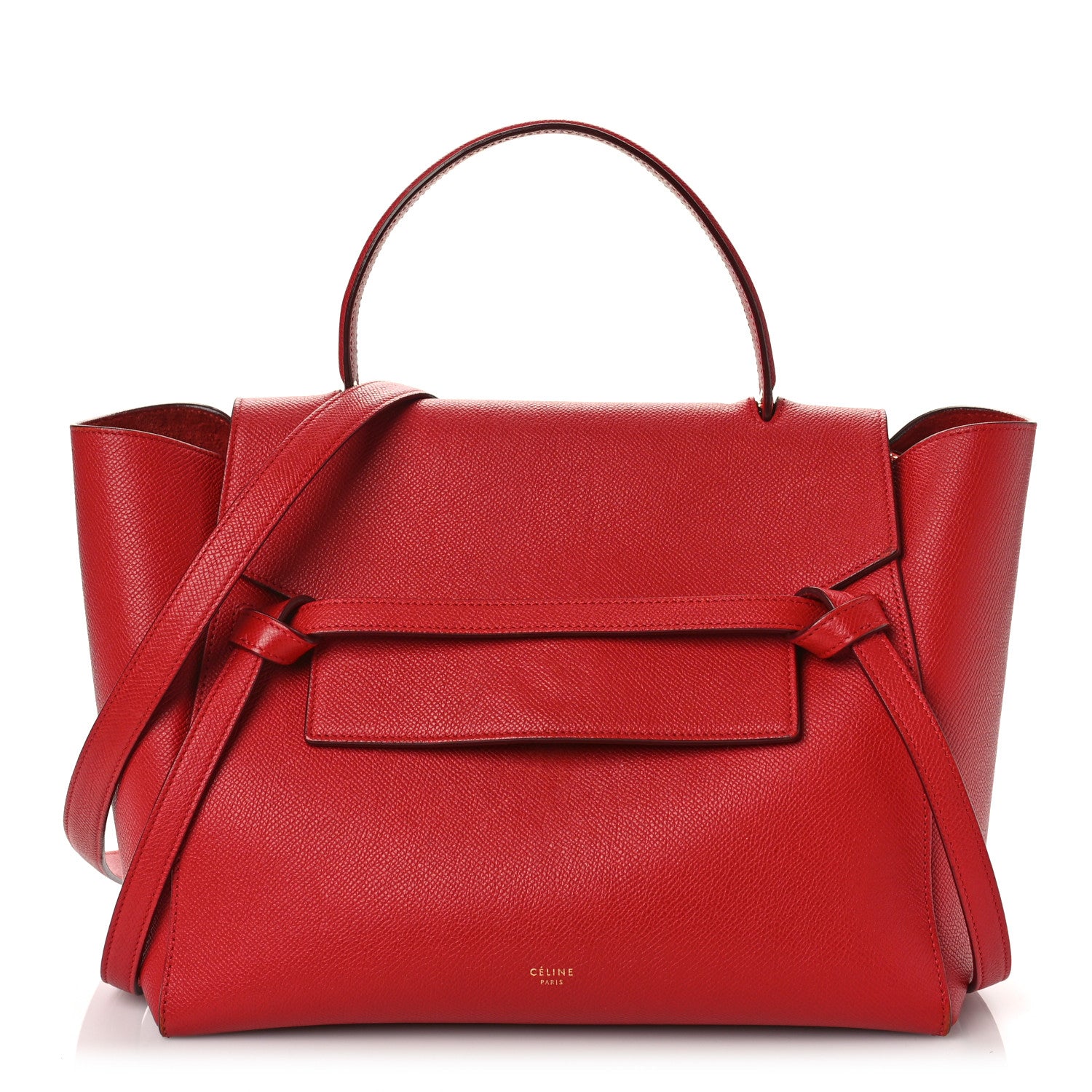 Celine Grained Calfskin Mini Belt Bag Coquelicot 1 of 8